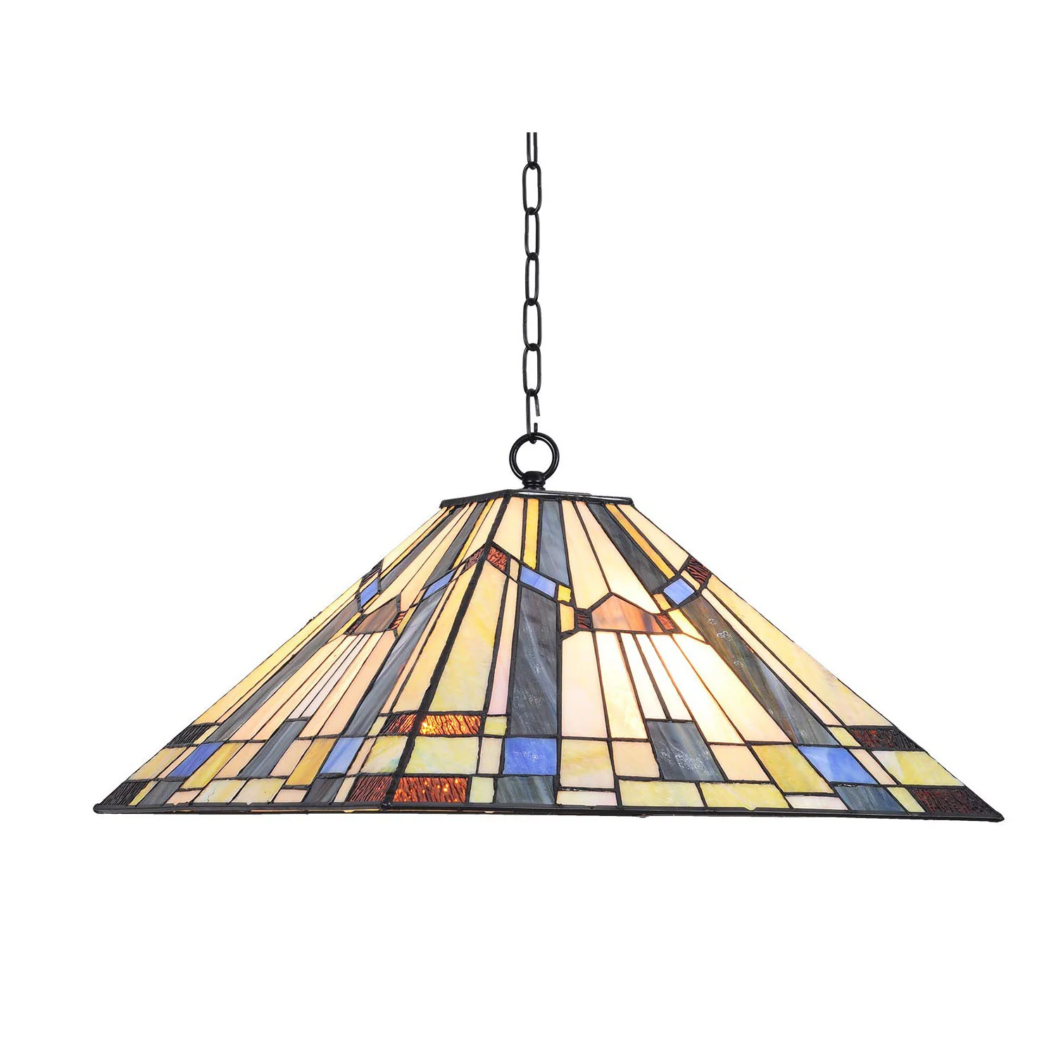 Capulina Large Tiffany Pendant Lights Stained Glass - Image 8